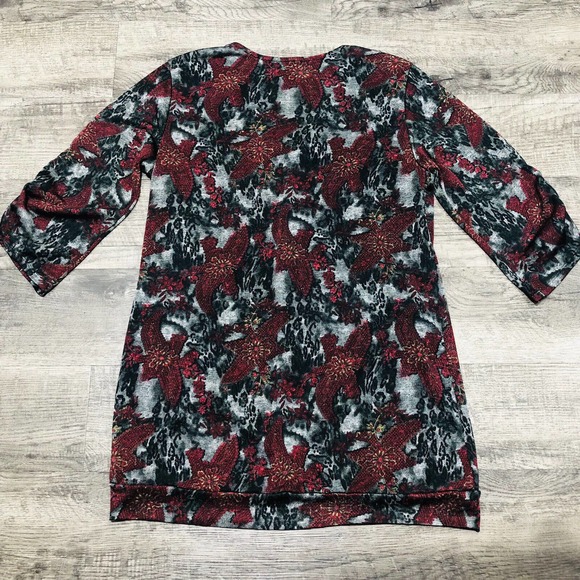 Lapis Women’s A-line Tunic Top Sz XL Chest 40” Dress Knit Shirt A8 - Picture 2 of 5